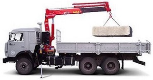 Перевозка бетонных изделий