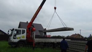 Перевозка дорожных плит