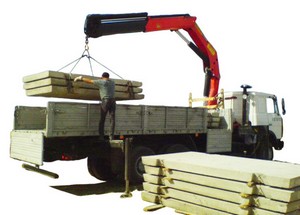 Перевозка плит перекрытия