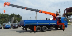 Перевозка гранита манипулятором